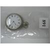 Image 1 : POCKET WATCH - NO MAKERS NAME - RUNNING CONDITION - Silver Case - Marked inside .935