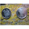 Image 2 : 1995 BIRDS OF CANADA - 4 COIN SET - STERLING SILVER  50 CENT COINS