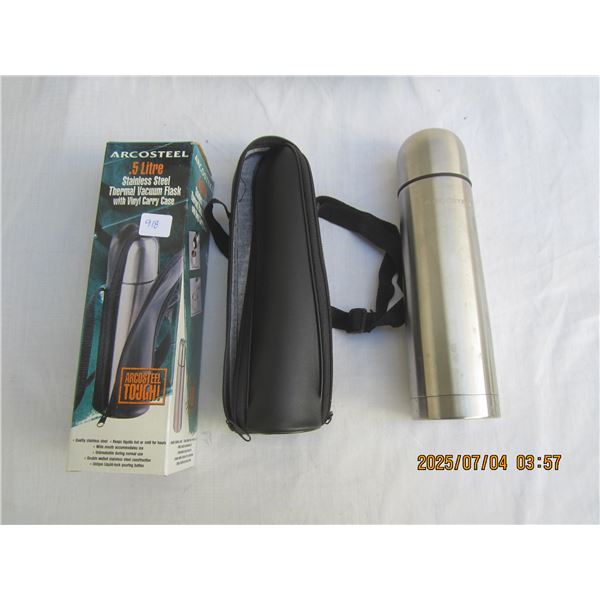 ArcoSteel Tough Thermal  Vacuum Flask with Case