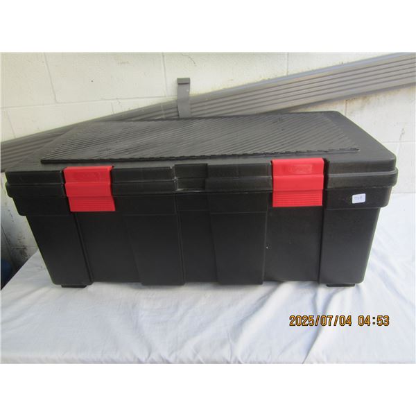 Large GSC Storage Tote Heavy Duty 32 inches Long 18 inches Deep 13 inches High