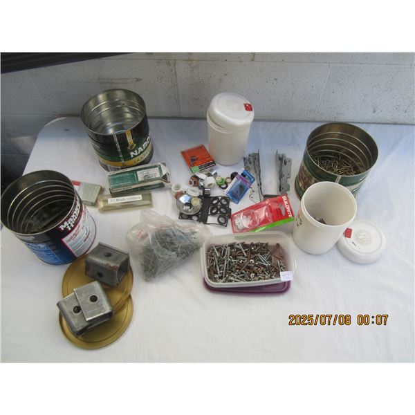 Lot of Hardware Nuts, Bolts, Screws Ect.