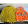 Image 1 : Rain Coat with Pants and Hi Vis Vest