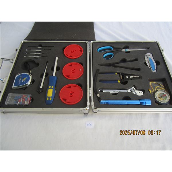 Portable Tool Case with Tools