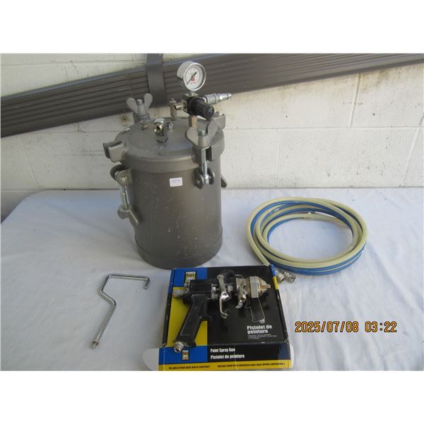 Pressure Pot Painting System in Good Shape