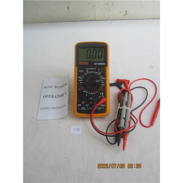 Digital Multimeter Good Working Order