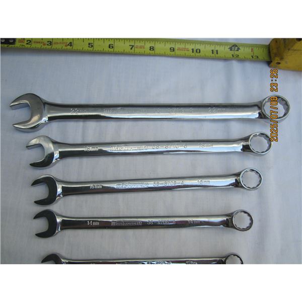 Master Craft Metric Wrench Set 22-6mm