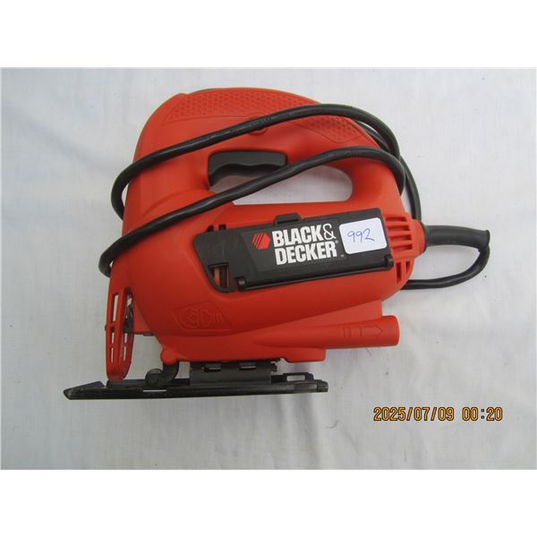 Black and Decker Jig Saw Tested and Working