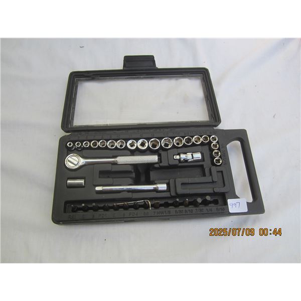 ¼ Inch Drive Socket Set