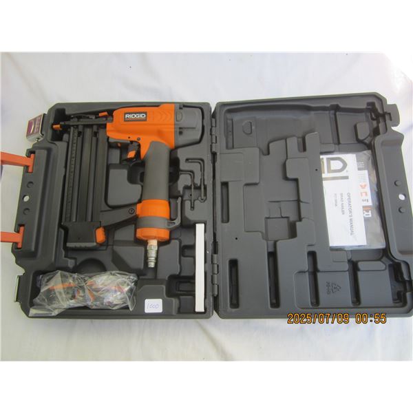 Ridgid Brad Nailer with Case