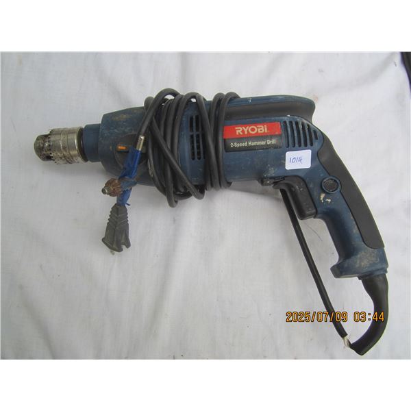 Ryobi Hammer Drill ½ inch Tested and Working Well