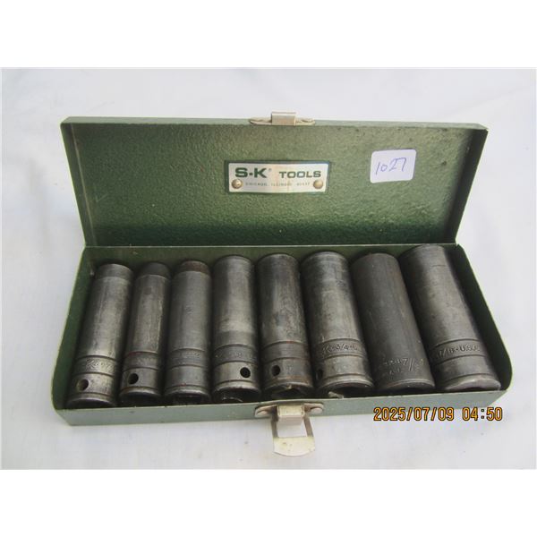 S-K Tools Impact Deep Socket Set 7/16 -7/8
