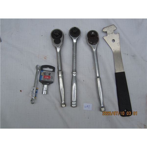 Lot of Ratchets and Wrenches