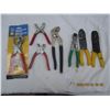 Image 1 : Lot of Hand Tools Pliers , Leather Tools Ect.