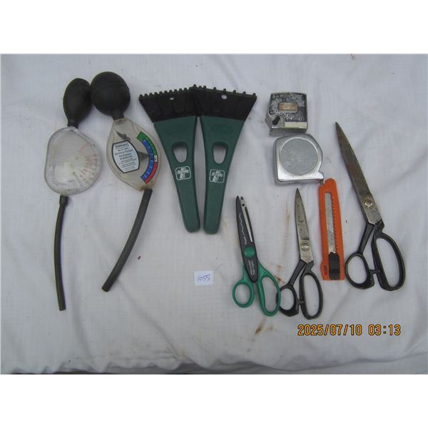 Lot of Hand Tools Anti Freeze Tester, Scissors Ect.