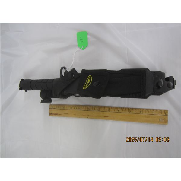 Smittybilt Bayonet Style Knife 14 Inches Long with Sheath Quality Item