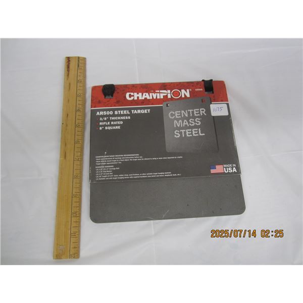 Champion Center Mass 3/8 Steel Shooting Target