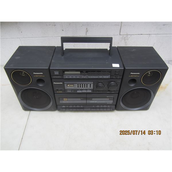 Panasonic Stereo Boom Box Vintage
