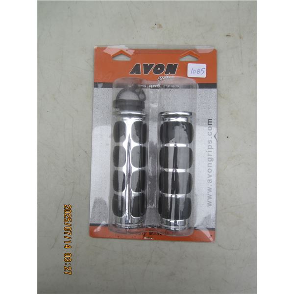 New in Package Avon Motorcycle Grips and Pegs