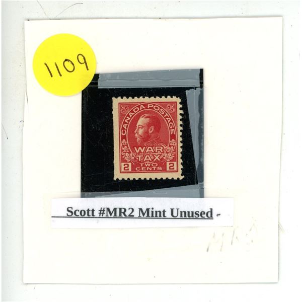 Scott #MR2 Mint Unused.