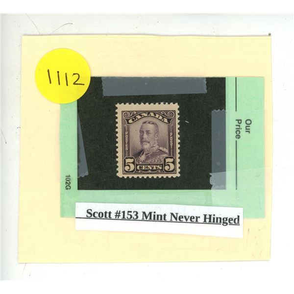 Scott #153 Mint Never Hinged.