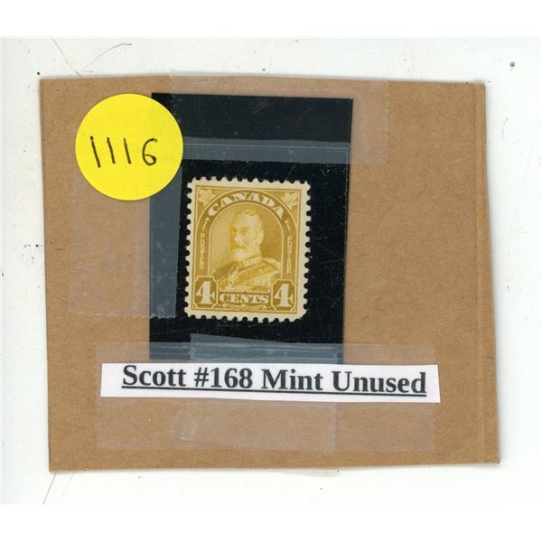 Scott #168 Mint Unused.