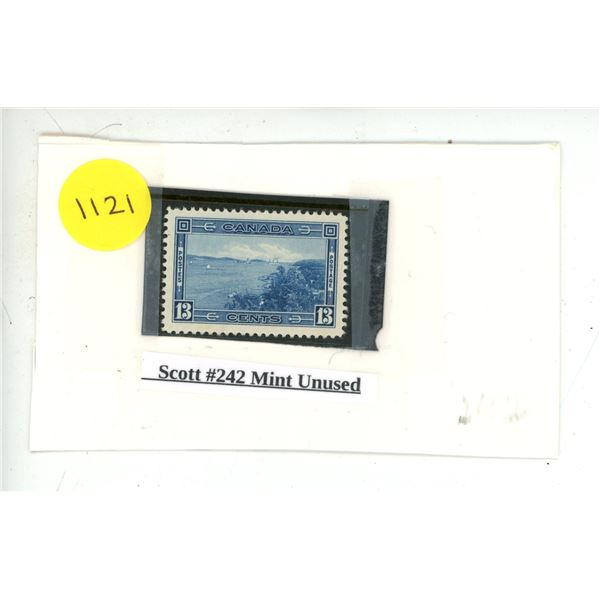 Scott #242 Mint Unused.