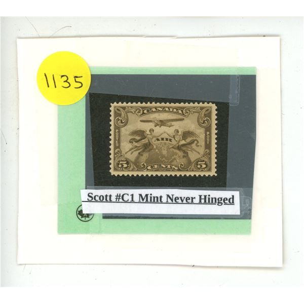Scott #C1 Mint Never Hinged.