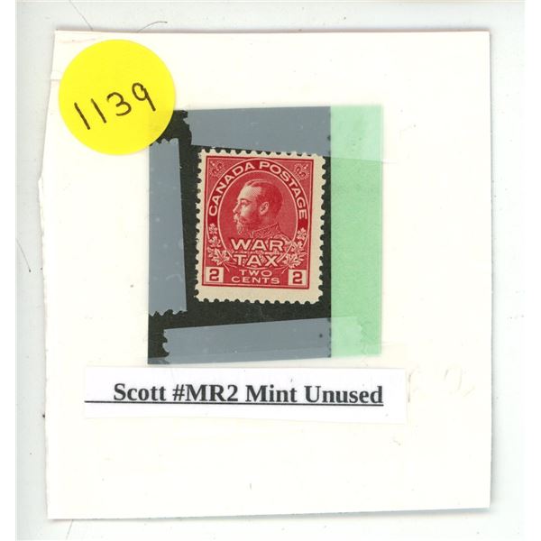 Scott #MR2 Mint Unused.