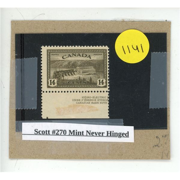 Scott #270 Mint Never Hinged.