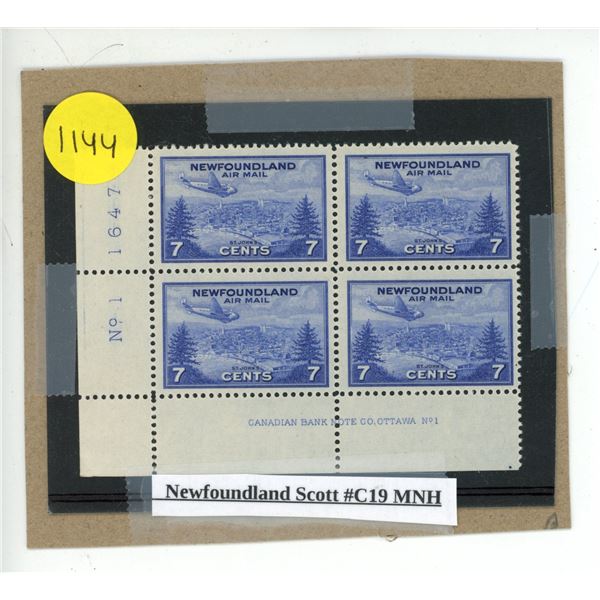 Newfoundland Scott #C19 MNH.