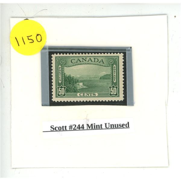 Scott #244 Mint Unused.