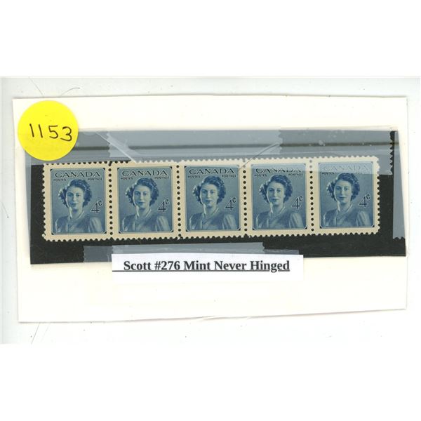 Scott #276 Mint Never Hinged.