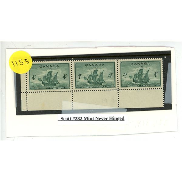 Scott #282 Mint Never Hinged.