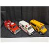 Image 2 : Lot of Playmobiles and Nikko Toys (Fire truck, Ambulance (Misprint on hood) and etc.)