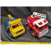 Image 3 : Lot of Playmobiles and Nikko Toys (Fire truck, Ambulance (Misprint on hood) and etc.)