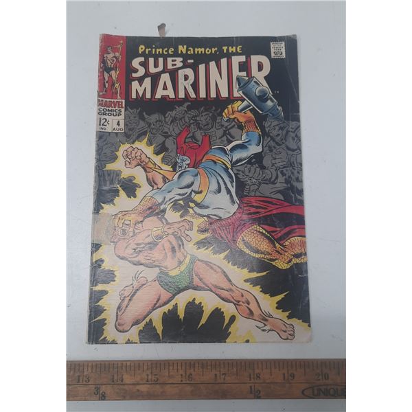 Prince Namor, the Sub-Mariner Comic #4. 1968. Used.