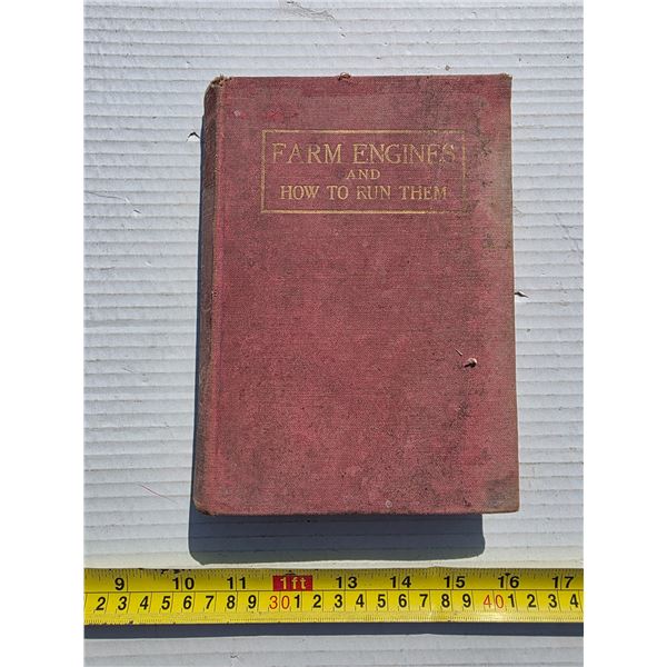Antique farm engines book from 1910's