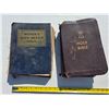 Image 1 : 2 books- bible and repair manual- fromns 1950's