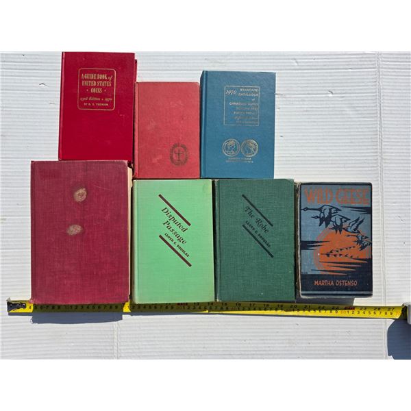 7 antique books