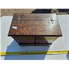 Image 1 : Antique wood box- 13" by 8" by 9"H