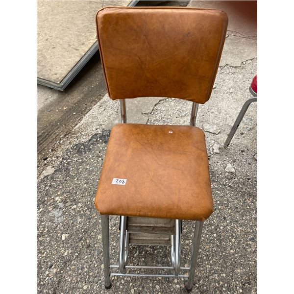 Chair with step stool- 31"H