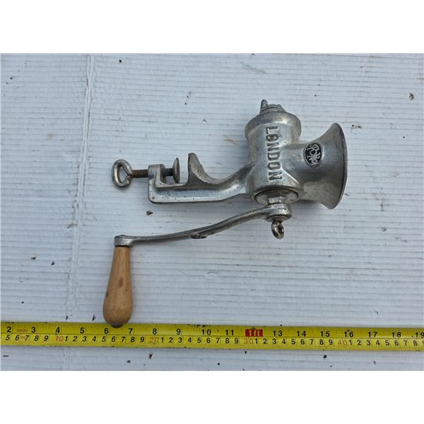 Antique meat grinder
