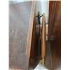 Image 4 : Antique multi drawer oak mailing cabinet on wheels- 18" by 40" by 41"H