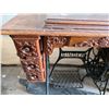 Image 3 : Antique singer sewing machine and desk