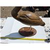 Image 3 : wood heron statue- 30"H