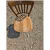 Image 3 : Rolling wood chair-31"H