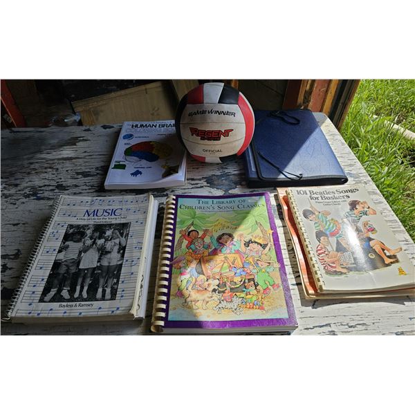 Volleyball/Bag Full of Music Books
