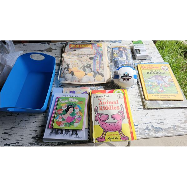 Kids Books/1988 Olympic Newspapers/Mini Soccer Ball/Sports Socks
