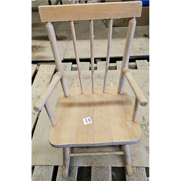 Vintage Kids Rocking Chair