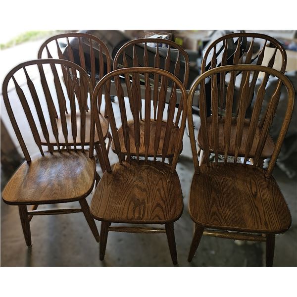 Wooden Chairs X6